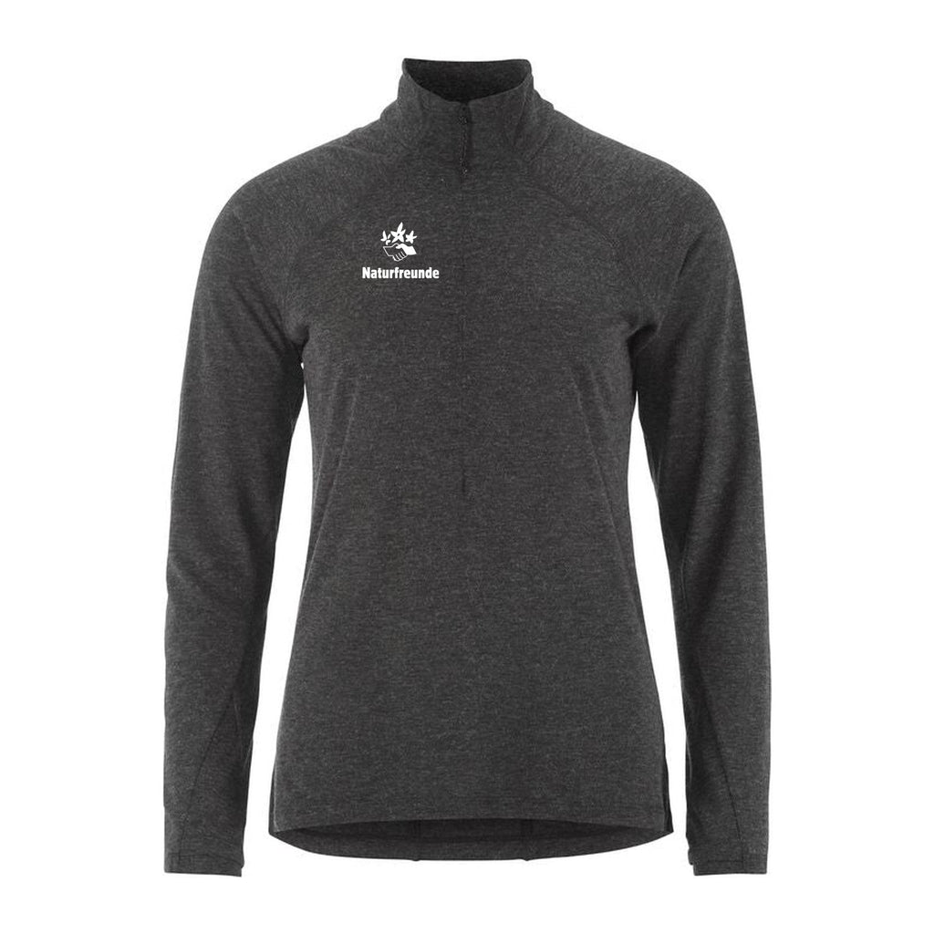 Naturfreunde Merino-Allrounder Damen – Black Melange