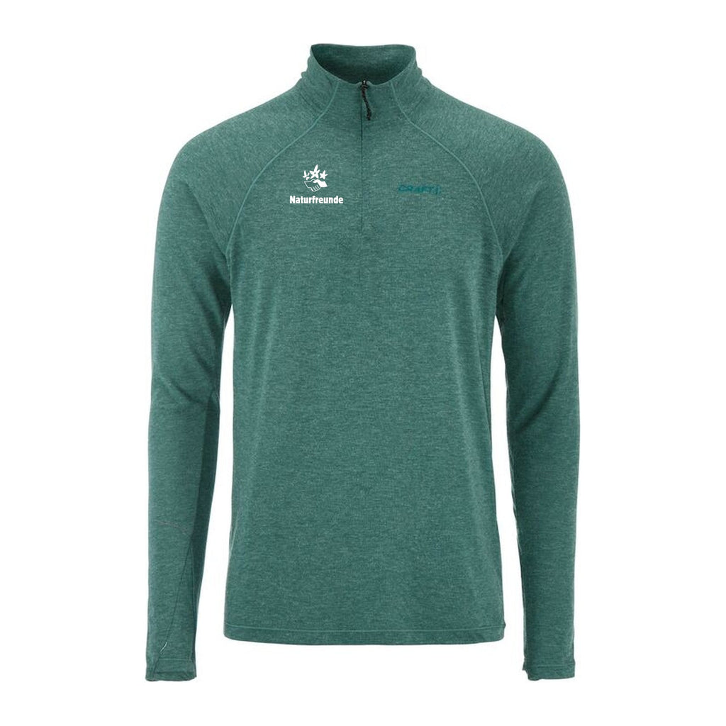 Naturfreunde Merino-Allrounder Herren – Peridot/Melange